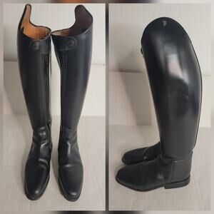 Petrie Elegance Anky Dressage Boots Size US 6.5 Tall Black Riding